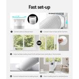 Devanti Portable Air Conditioner 7000BTU Cooling Mobile Fan Cooler Dehumidifier PAC-A-14K-NEW-WH