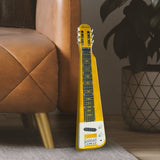 Karrera 29in 6-String Lap Steel Hawaiian Guitar - Metallic Gold ELE-LAP-6S-OR
