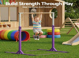Everfit Kids Gymnastics Bar Pull Up Station Monkey Bar Adjustable Indoor Garden PUB-A-KID-PP