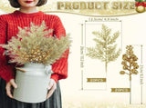 40PCS Glitter Berries Stems and Glitter Artificial Pine Needles Artificial V1192-AZ-W-25841