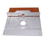 Aluminium Router Table Insert Plate Table for Woodworking Benches Router Plate Wood Tools Milling V1294-YM0703-3114230068011
