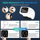 Electric Knee Massager Smart Infrared Heating Therapy Machine Relief Elbow Pain V201-W12651298
