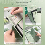 Clipboard A4 - Writing Folder - Foldable Clipboard - Desk Accessories - Morandi Colors - Office V1189-WXF-260203-00401