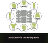 Shirt Folding Board, 27.56 x 22.44 T Shirt Folder, Easy and Fast Flip Fold Clothes Folding Board, V1188-ZC-LHJ-551
