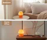 Orange Spot Hand Blown Mushroom Table Lamp - Compact Nordic Bedside Desk Light with Artistic V888-ELOSUNG55400
