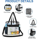 Clear Stadium Tote Bag, 30 x 30 x 15 cm V1237-ZY-908-098
