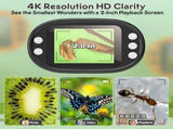 Children's Microscope - 1000X Portable Digital Microscope - 0-inch Screen - Rechargeable - With V1188-MS-313-0399