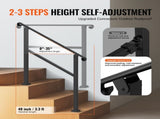 Handrails for Outdoor, 2-3 Step Stair Hand Rail & Indoor Railing Kit, Railings for Outside V952-KDJSLZFSHSZW9HILGV0