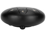 6in Tongue Drum 8Tones Ethereal Hand Pan Drums with Drumstick Percussion InstrumentBlack V1294-YM0721-3117200192312