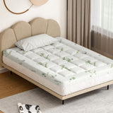 Giselle Bedding Pillowtop Mattress Topper 7.5cm Thick Bamboo Pad for Back Pain Relief Washable TOPPER-BAM75-D