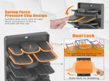 2 Piece Wall Mounted Cap Organizer Holds 20 Caps Matte Black V1237-ZY-818-267