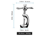 Gourmet Easy Corkscrew Wine Bottle, Stainless Steel Heavy-Duty Wine Bottle Opener V1376-WINEOPEN