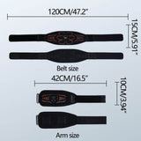 Workout Belt, Abdominal Muscle Fitness Trainer Belt, Adjustable Comfortable Fit, Suitable For Home V1369-AZ3-W-09763