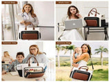 Large Capacity Tote Bag for Work, Travel & Daily Commute, Fits Laptop & 40oz Tumbler, Versatile V1341-ZY-8P3JPHQY-BLACK