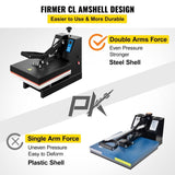 Heat Press 15X15 Inch Heat Press Industrial Quality Power T Shirt Heat Press Sublimation V952-DBTHJ15X15RZYTHJ1V3