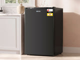 Devanti 81L Upright Freezer Fridge Black UPF-90L-BK
