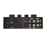 Karaoke Mixer Portable Mixer Professional Audio System Karaoke Dual Mic Inputs Audio V1369-AZ3-W-08230