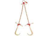 V-Chain Bridle, 4364 kg Working Load Limit, 8 x 914.4 mm G80 Tow Chain with RTJ Cluster Hooks, DOT V952-GTLMGDXJZYCZD1MNHV0