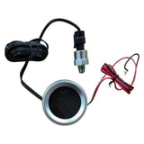 52mm Oil Pressure Gauge with Warning Alarm 1/8 NPT Sensor Oil Pressure Meter for Car Boat V1370-AZ4-07598
