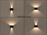 Imports Modern Wall Waterproof Wall Lamp Aluminum with Adjustable Beam 10-Watt 4000K Cool White V1370-AZ4-05864
