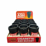 12 Pk Cigarette Ashtray Bucket Black with Lid Large Tobacco Ash Smoke Car Holder V238-SUPDZ-39689370337360