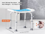 Shower Chair, Adjustable Height Shower Stool, Shower Seat for Inside Shower or Tub, Non-Slip Bench V952-LYDFXSLHJPESDZCC9V0