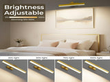 Picture Lights for Wall, Battery Operated Picture Light 16in Gallery Light for Paintings CCT V1171-CB-TR-GPL-1-USB-RM-40CM