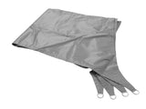 Quadrilateral Shade Sail Garden Sunshade Canopy Rainproof Sun Shade for Outdoor SummerGray 4x5m V1294-YM0901-3111210096812