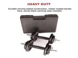 20kg Black Dumbbell Set with Carrying Case V63-770425