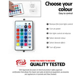 Artiss Entertainment Unit TV Cabinet LED 160cm Black Bobi FURNI-O-LED-TV160-BK-AB