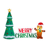 Jingle Jollys Christmas Inflatable Gingerbread Man Tree LED Illuminated Decorations XMAS-INF-GINGER-TREE-10FT