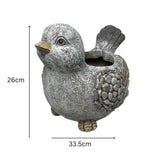 Baby Bird Planter W Hole & Plug 33x26cm V637-49459BRD