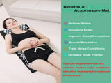 Acupressure Mat and Pillow Set with Bag Acupuncture Mat for Neck and Back Pain, Muscle Relaxation V1237-ZY-203-0212