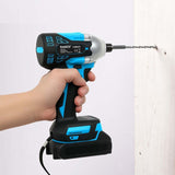 Traderight 21V Impact Driver Cordless,400Nm,2x2.0Ah,Kit HW0270