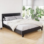 Artiss Bed Frame Double Size Black NEO BFRAME-E-NEO-DOU-BK-AB