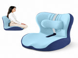 Ergonomic Memory Foam Seat Cushion with two-tone blue Support Integrated One Piece Design Pressure V888-ELOSUNG54400