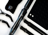 H2D X3 Professional Hair Curling Wand Ceramic Curler Roller - Black V563-BX3