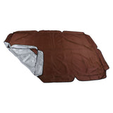 Outdoor Swing Canopy Waterproof Porch Top Cover Replacement UV Proof for Patio Yard Chair Brown V1294-YM0718-3111220247514