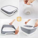 2x Collapsible Strainer Foldable Fruit Veggies Wash Colander Storage Basket V563-75193-2X