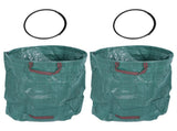 2PCS 72 Gallons Garden Plants Flowers Collection Bag Planting Bag Lawn Leaves Storage Waste Bag V1294-YM0901-3111200191011