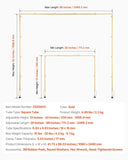 VEVOR Over The Table Rod Stand with Clamp Party Arch Frame 28-98 in L Adjustable V952-ZSGJ1JJSBDTTQZ1FU001V0