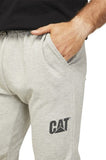 Caterpillar Track Pants Trackies Work Casual Gym Slim Fit w Hem Joggers - Grey - M V563-1850026-GREY-M