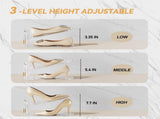 Shoe Slots Organizer for Closet, Shoe Stacker Organizer Double Layer Stack Shoe Rack, Shoe Display V1258-DP02-C-625