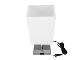 USB Bedside Table Lamp Touch Control LED Light Bulb Linen Lampshade Type C Charging Ports for V1294-YM0901-3119240032911