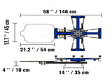 4 Color 1 Station Silk Screening Screenprint Press Screen Printing Machine V952-SYJTTSSYZZ417ZTAWV0