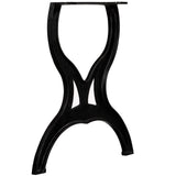 Dining Table Legs 2 Pcs X-frame Cast Iron 43_245432