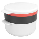 Multifunctional Round Rice Steaming Box Microwave Oven Special Lunch Box for Home Kitchen V1294-YM0901-3118210088411