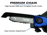 POWERBLADE SW6 20V Cordless Mini Chainsaw Skin Only, Electric Battery Powered Tree Pruner V219-CHNHCSPBSC2A