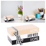 Sweet Home Wooden Stacked Books,Decorative Books for Home,Faux Coffee Table Books,Stacked Book V1366-AZ2-W-23973