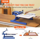 Screen Machine, 1 Color 1 Station Silk Screen Press, 21.2x17.7in / 54x45cm Screen V952-SYJTTSDYZZ11972GBV0